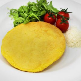 Frittata con Parmigiano Reggiano Confezione da 0,200KG impiattato